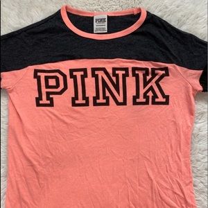 Pink Victoria Secret Short Sleeve Shirt